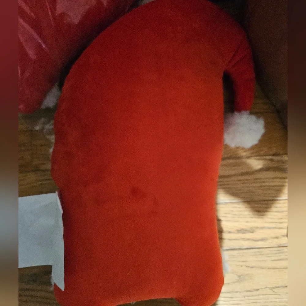 Festive Santa Claus Sherpa Large Plush Pillow